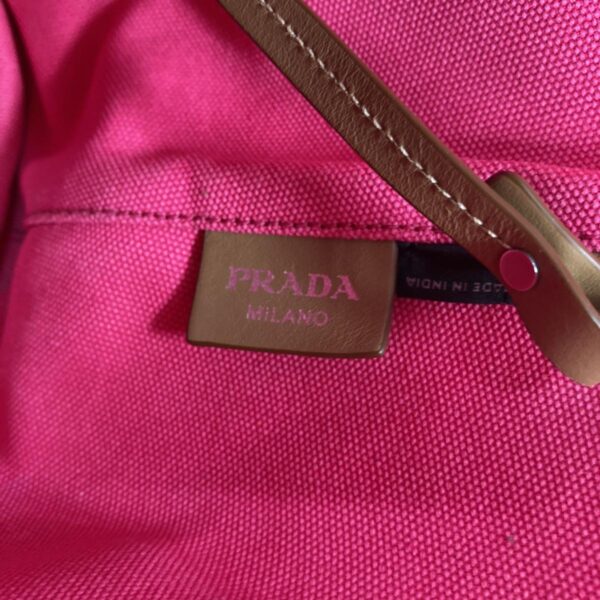 1240007014256 8 Prada Canapa Tote Bag Pink