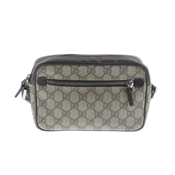 1240007015383 3 Gucci Sherry Crossbody Camera Shoulder Bag GG Plus Gray