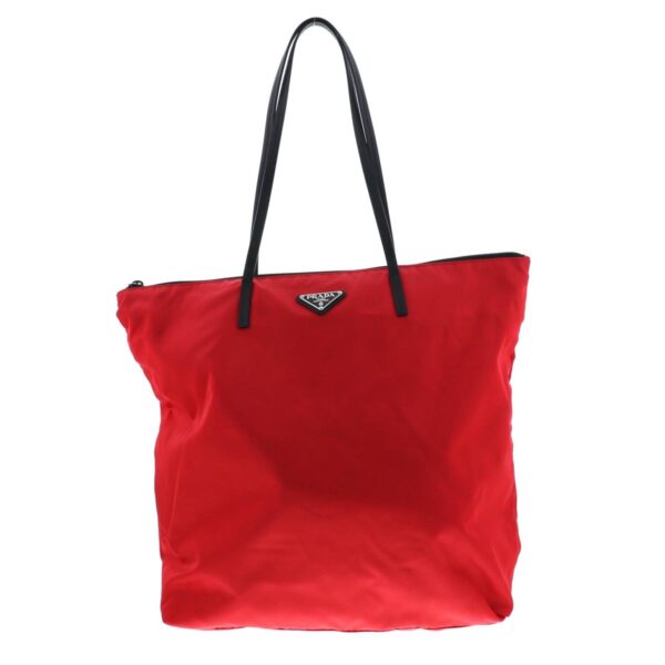 1240007015469 1 Prada Nylon Tote Bag Red