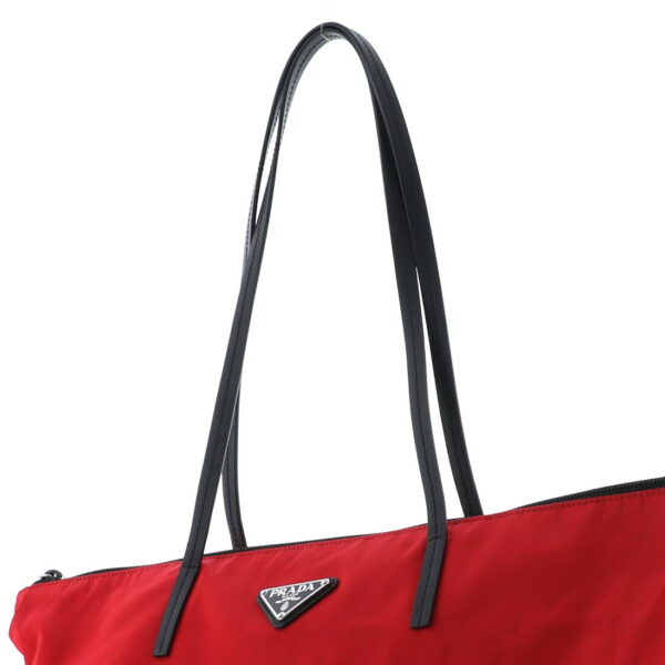 1240007015469 3 Prada Nylon Tote Bag Red