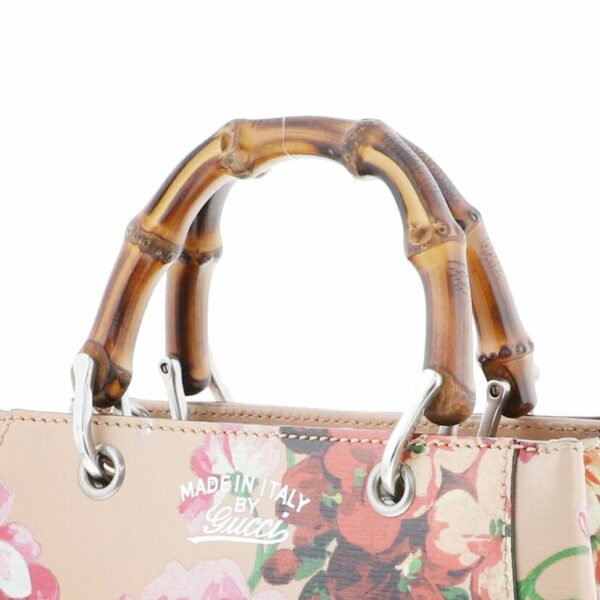 1240007018752 3 Gucci Mini Leather Top Handle 2WAY Bag Flora Pink