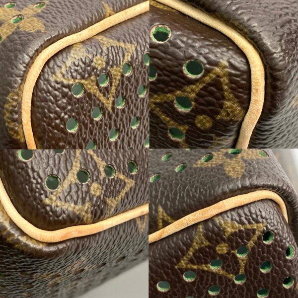 1240007018775 12 Louis Vuitton Speed 30 Perfo Vert Bag Handbag Monogram Green