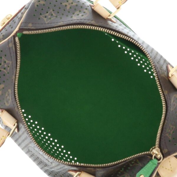 1240007018775 6 Louis Vuitton Speed 30 Perfo Vert Bag Handbag Monogram Green