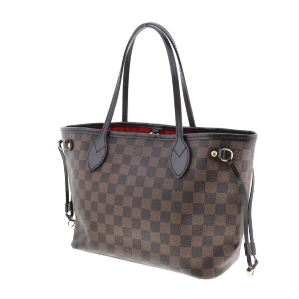 1240007019785 2 Louis Vuitton Damier Neverfull PM Tote Bag Damier Ebene Brown