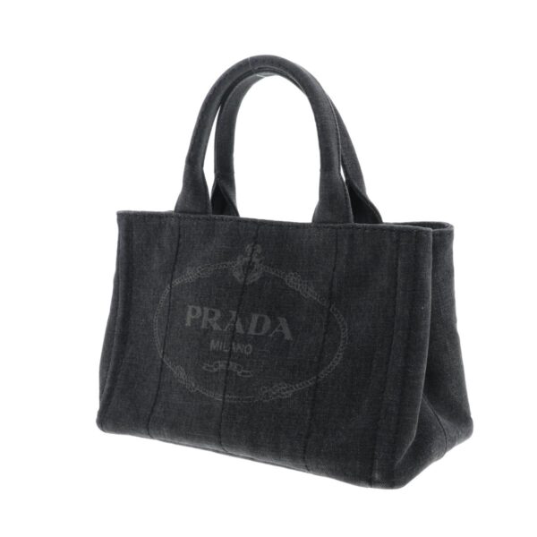 1240007020947 2 Prada Canapa Mini 2way Shoulder Bag Black