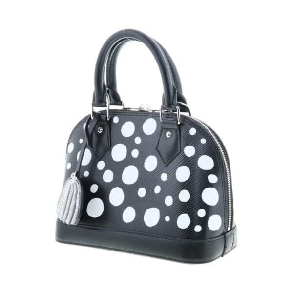 1240007021085 2 Louis Vuitton Alma BB Yayoi Kusama Epi Handbag Noir