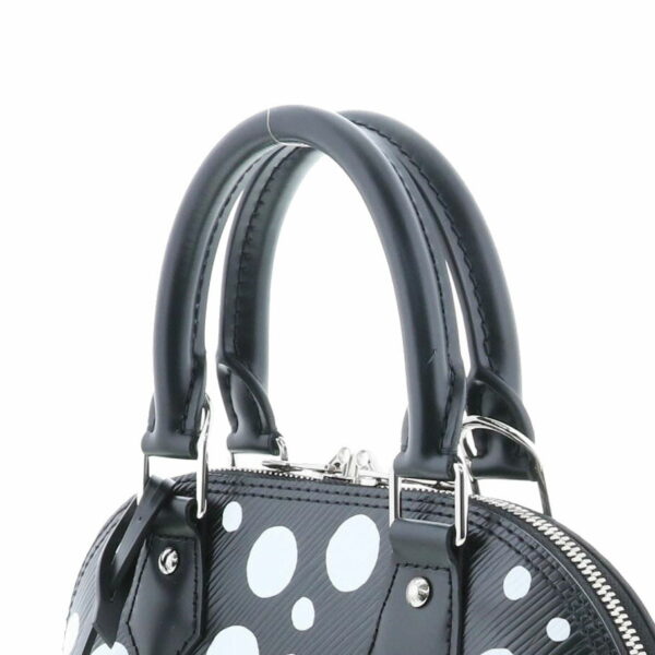 1240007021085 3 Louis Vuitton Alma BB Yayoi Kusama Epi Handbag Noir