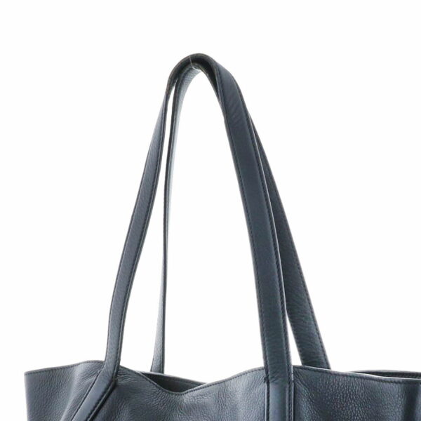 1240007021093 3 Prada Triangle Leather Tote Bag Black