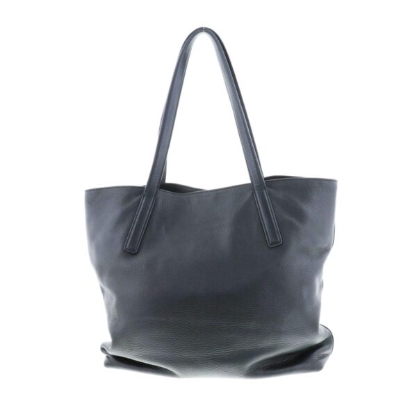 1240007021093 4 Prada Triangle Leather Tote Bag Black