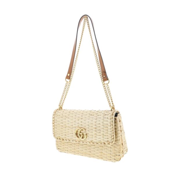 1240007021148 2 2 Gucci Wicker Small Shoulder Bag Beige