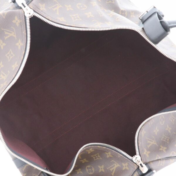 1240007021288 6 Louis Vuitton Keepall Bandolier 55 Bag Monogram Brown