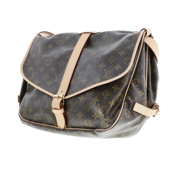 1240007021850 2 Louis Vuitton Somul 35 Shoulder Bag Monogram Brown