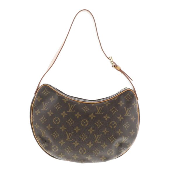 1240007021933 4 Louis Vuitton Croissant MM Handbag Monogram Brown