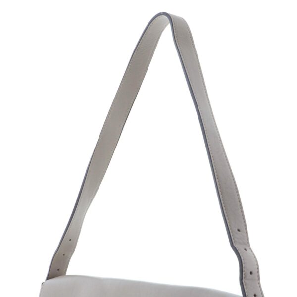 1240007022208 3 Celine Harako Leather Shoulder Bag Gray