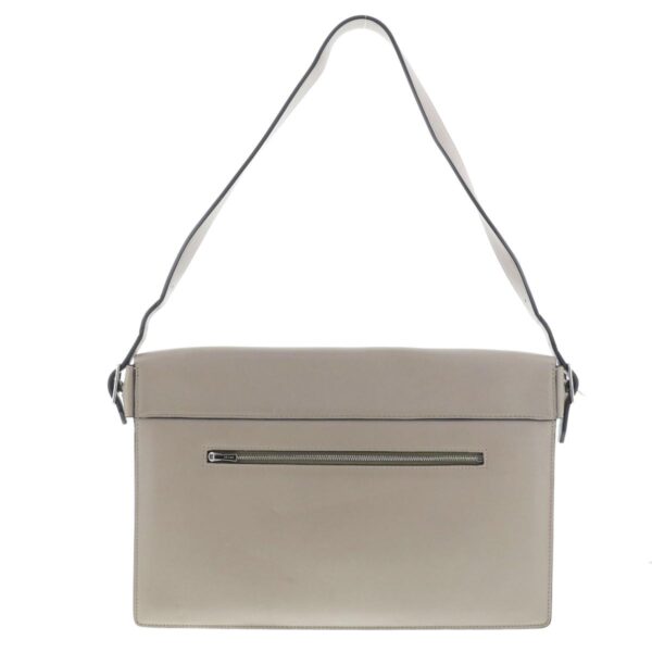 1240007022208 4 Celine Harako Leather Shoulder Bag Gray