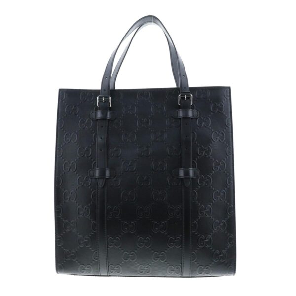 1240007022882 1 Gucci GG Emboss Medium Tote Bag Black