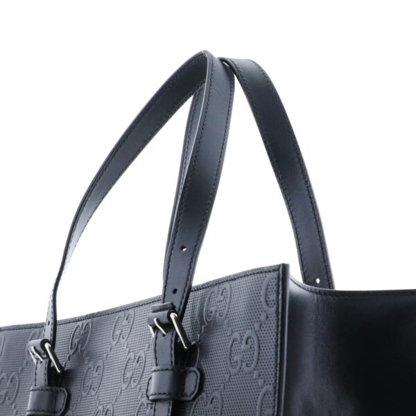 1240007022882 3 Gucci GG Emboss Medium Tote Bag Black