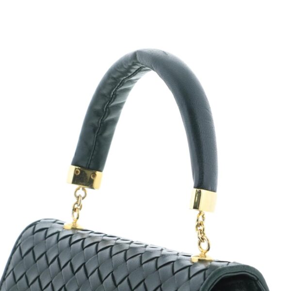 1240007022941 3 Bottega Veneta Intrecciato 2 Way Handbag Black