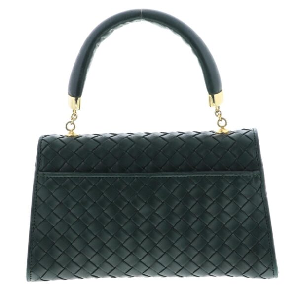 1240007022941 4 Bottega Veneta Intrecciato 2 Way Handbag Black