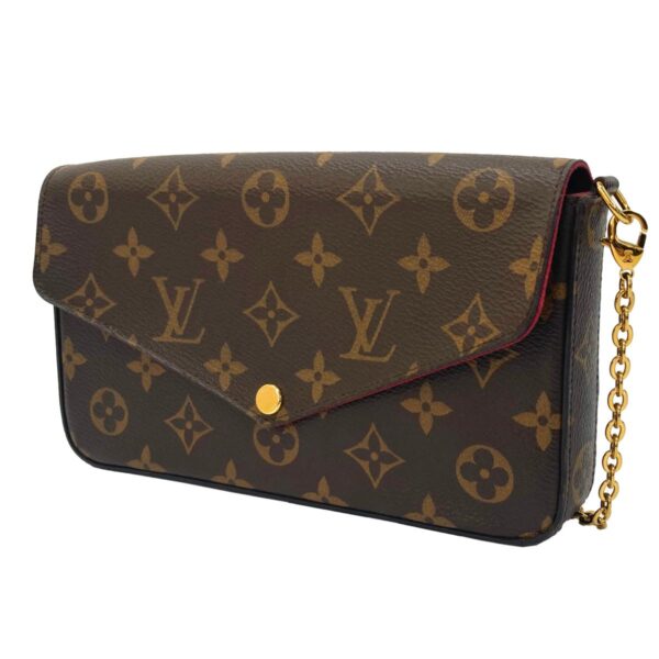 1240007023185 2 Louis Vuitton Pochette Ferry Long Wallet Monogram Canvas