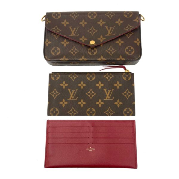 1240007023185 6 Louis Vuitton Pochette Ferry Long Wallet Monogram Canvas