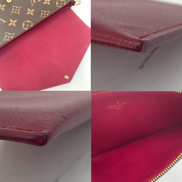 1240007023185 8 Louis Vuitton Pochette Ferry Long Wallet Monogram Canvas