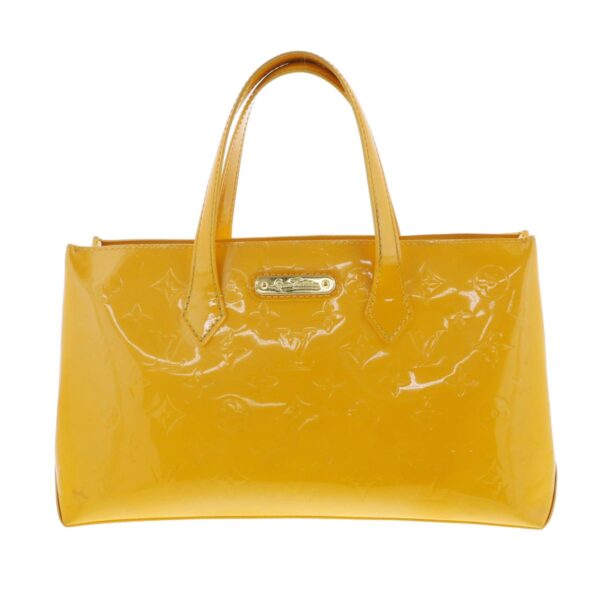 1240007023326 1 Louis Vuitton Wilshire PM Handbag Vernis Yellow