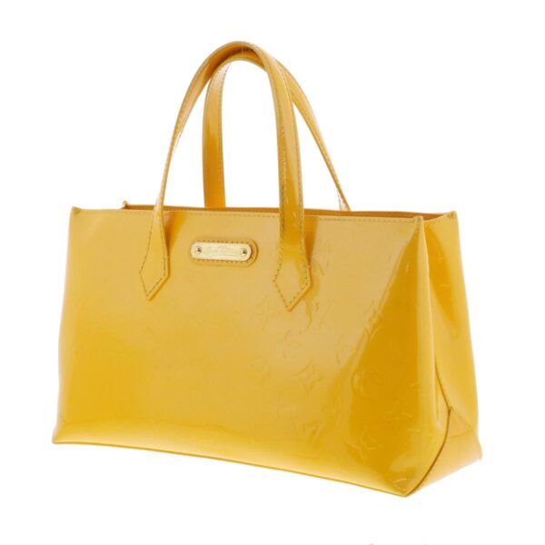 1240007023326 2 Louis Vuitton Wilshire PM Handbag Vernis Yellow