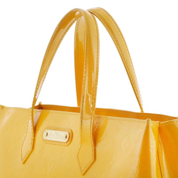 1240007023326 3 Louis Vuitton Wilshire PM Handbag Vernis Yellow