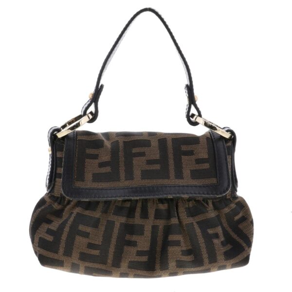 1240007023787 1 Fendi Sukka Mini Shoulder Bag Brown