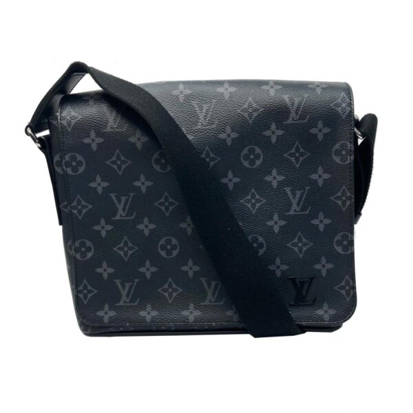 1240007024991 1 Louis Vuitton District PM NV2 Shoulder Bag Monogram Eclipse Black