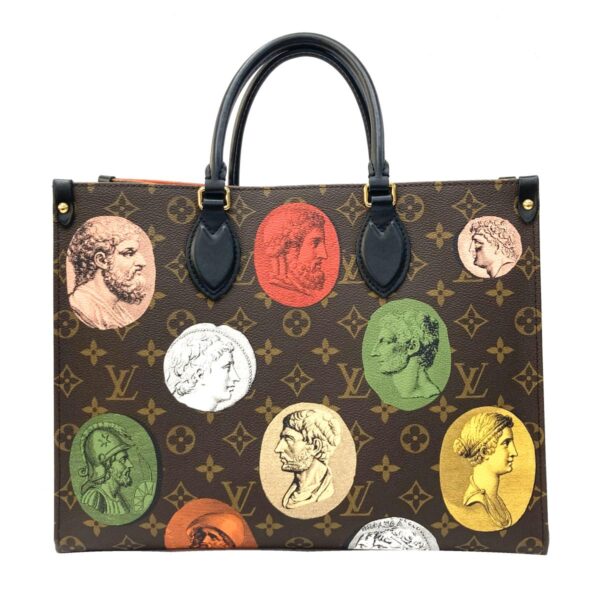 1240007025177 4 Louis Vuitton Onthego MM Tote Bag Fornasetti Print