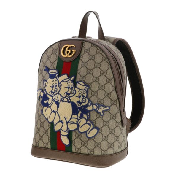 1240007025971 2 2 Gucci Disney Collaboration 3 Pigs Small Backpack GG Supreme