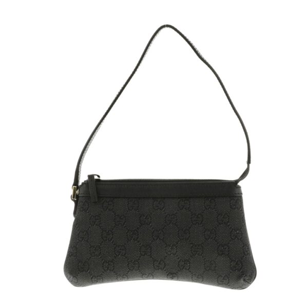 1240007026200 1 Gucci GG Canvas Shoulder Bag Black