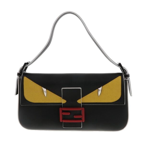 1240007026331 1 Fendi Monster Star Shoulder Bag Black