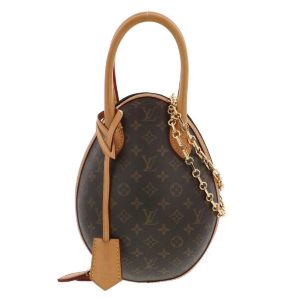 1240007026434 1 Louis Vuitton LV Egg 2Way Shoulder Bag Monogram Brown