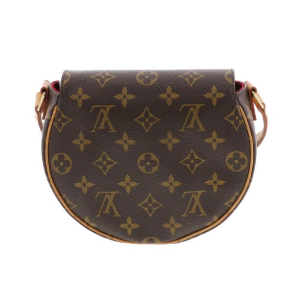 1240007027332 3 Louis Vuitton Tamburan Monogram Shoulder Bag Brown