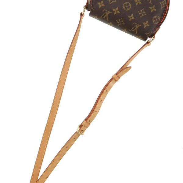 1240007027332 5 Louis Vuitton Tamburan Monogram Shoulder Bag Brown