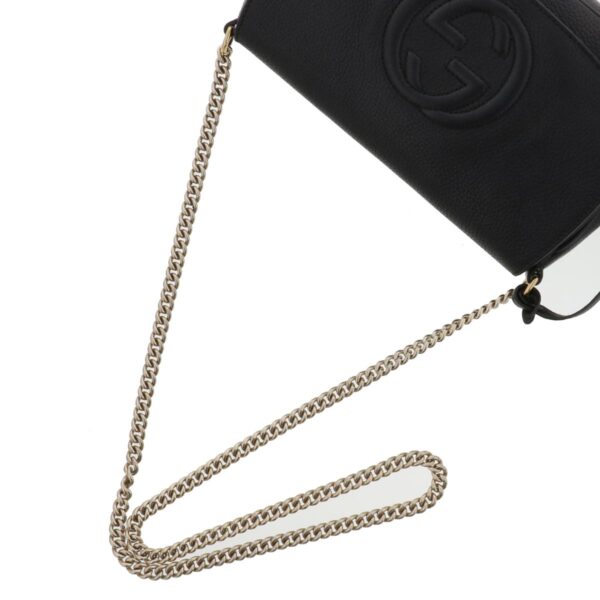 1240007027635 5 Gucci Soho Chain Shoulder Bag Black