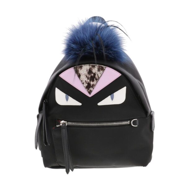 1240007027868 1 Fendi Monster Backpack Black