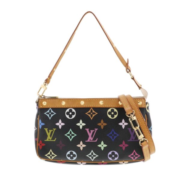 1240007027897 1 Louis Vuitton Pochette Accessory Bag Black Multi