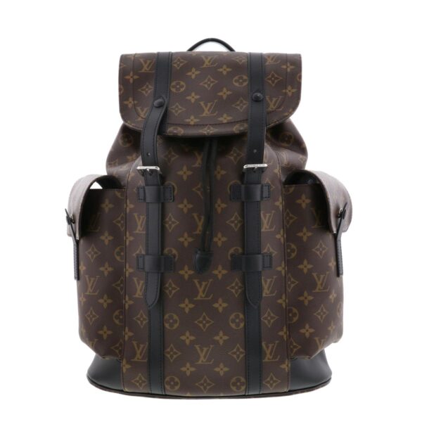 1240007027981 1 Louis Vuitton Christopher PM Rucksack Monogram Macassar Brown