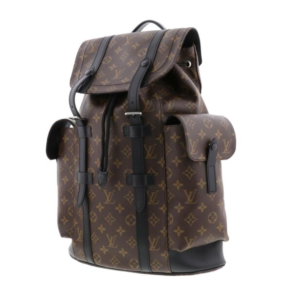 1240007027981 2 Louis Vuitton Christopher PM Rucksack Monogram Macassar Brown