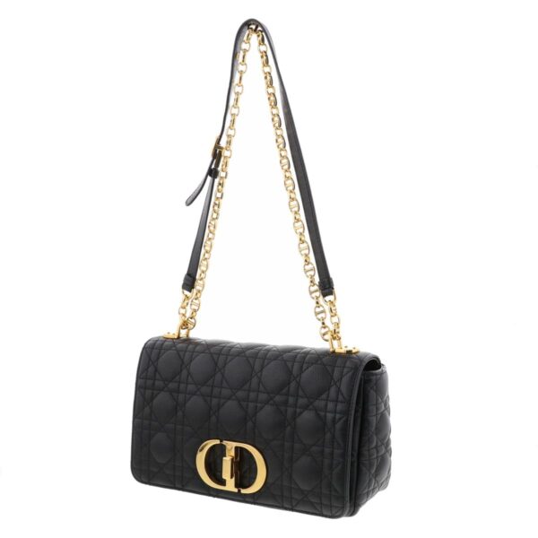 1240007028150 2 Christian Dior Caro Medium Bag Caro Black