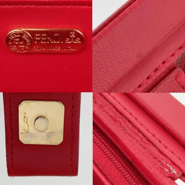 1240007028185 8 Fendi Leather Handbag Red