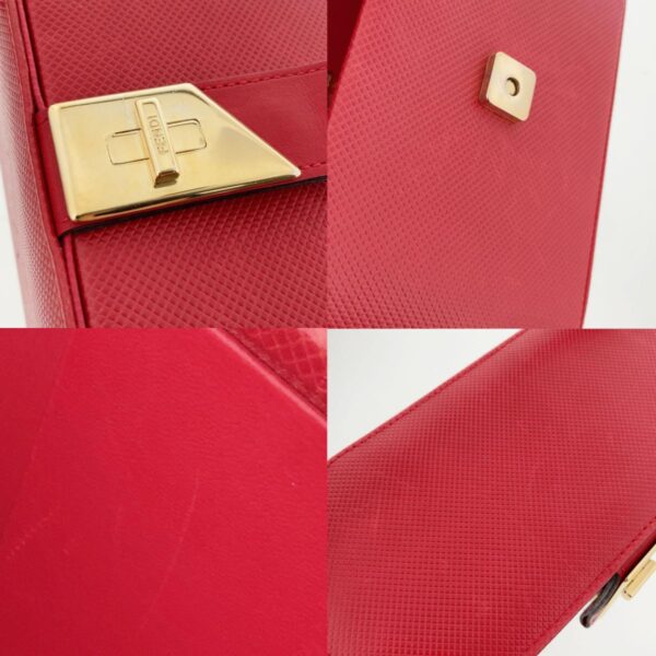 1240007028185 9 Fendi Leather Handbag Red