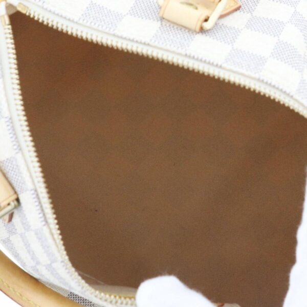 1240007028408 6 3 Louis Vuitton Speedy 25 Handbag Damier Azur White