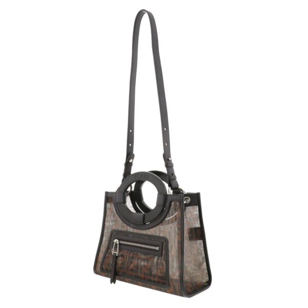 1240007028987 2 Fendi Runaway 2way Shoulder Bag Brown