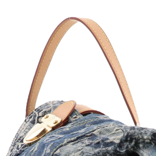 1240007029144 3 Louis Vuitton Denim Patchwork Posty Shoulder Bag Indigo