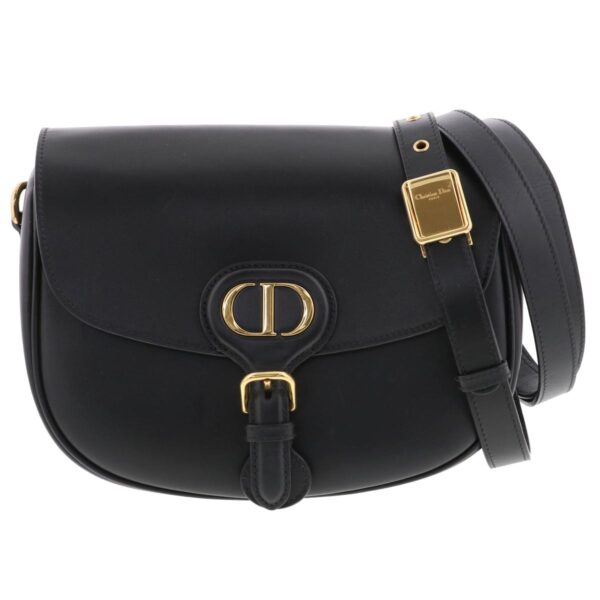 1240007029607 1 Christian Dior Bobby Medium Shoulder Bag Black